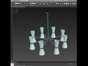 chandelier cairo mullan 3D 模型