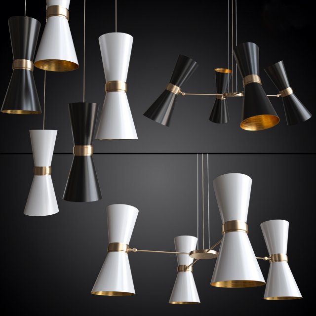 chandelier cairo mullan Model 3D .c4d .max .obj .3ds .fbx .stl .blend 