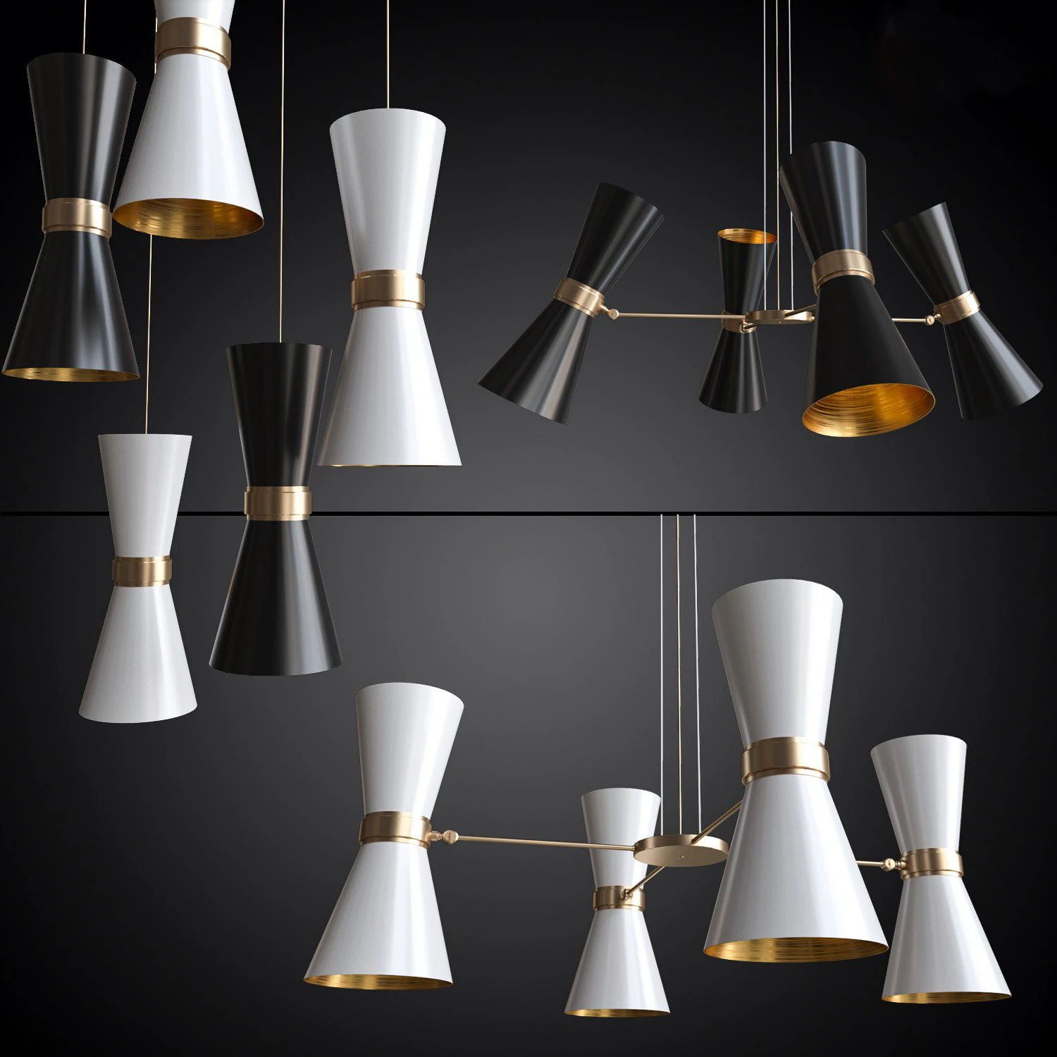 chandelier cairo mullan 3D Model .c4d .max .obj .3ds .fbx .stl .blend