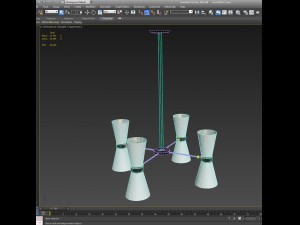 chandelier cairo mullan Model 3D