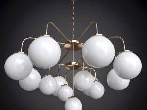 chandelier and pendant rome mullan 3D Model