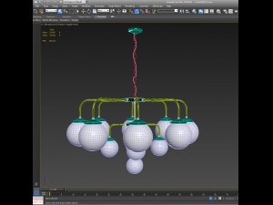 chandelier and pendant rome mullan 3D Model