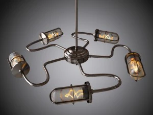 chandeliers and pendants breck bar mullan 3D Model