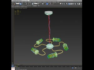 chandeliers and pendants breck bar mullan 3D Model