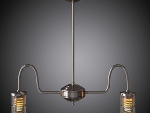 chandelier and wall lamp dune bar mullan 3D Model