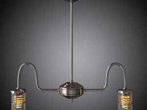 chandelier and wall lamp dune bar mullan 3D Model