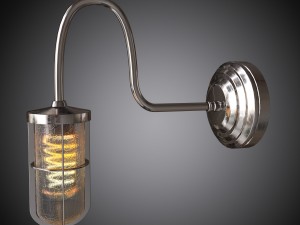 chandelier and wall lamp dune bar mullan 3D Model