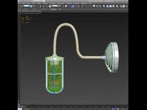 chandelier and wall lamp dune bar mullan 3D Model