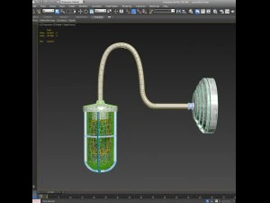 chandelier and wall lamp dune bar mullan 3D Model