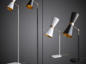 set of table lamps wall lamps floor lamps cairo 3D 模型