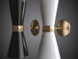 set of table lamps wall lamps floor lamps cairo 3D Model