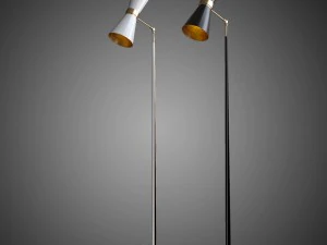 set of table lamps wall lamps floor lamps cairo 3D Model