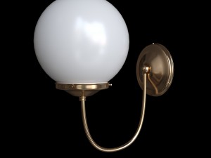 set of chandelier and wall lamps mullan 3D Model