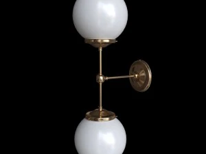 set of chandelier and wall lamps mullan 3D Model