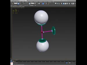 set of chandelier and wall lamps mullan 3D Model