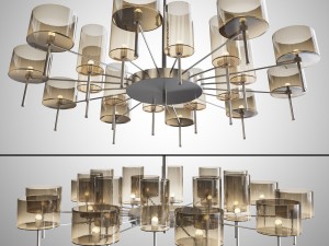 chandelier axolight spillray 3D 模型