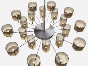 chandelier axolight spillray 3D Model