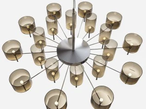 chandelier axolight spillray 3D Model