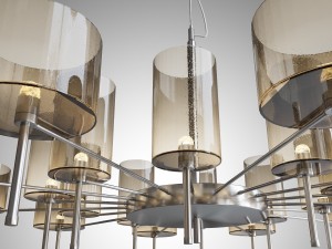 chandelier axolight spillray 3D Model