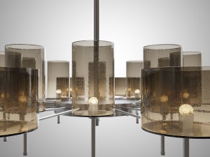 chandelier axolight spillray 3D Model