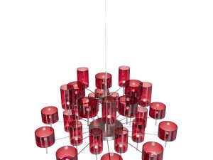 chandelier axolight spillray 2 Model 3D