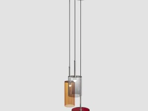 set of pendants axolight spillray 3D Model