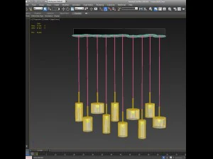 pendants axolight spillray 2 3D Model