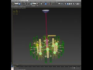 chandelier sciolari 3D Model