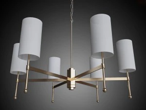 chandelier stem chandelier with silk 3D Model