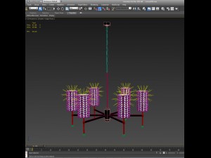 chandelier with lattice 3D Model