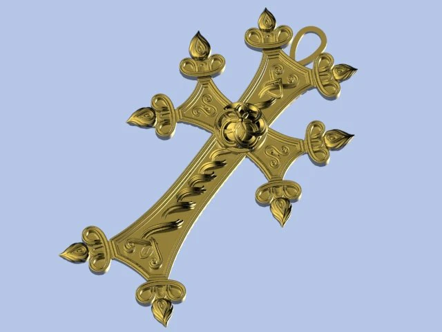 christ cross 3D Print Model .c4d .max .obj .3ds .fbx .stl .blend