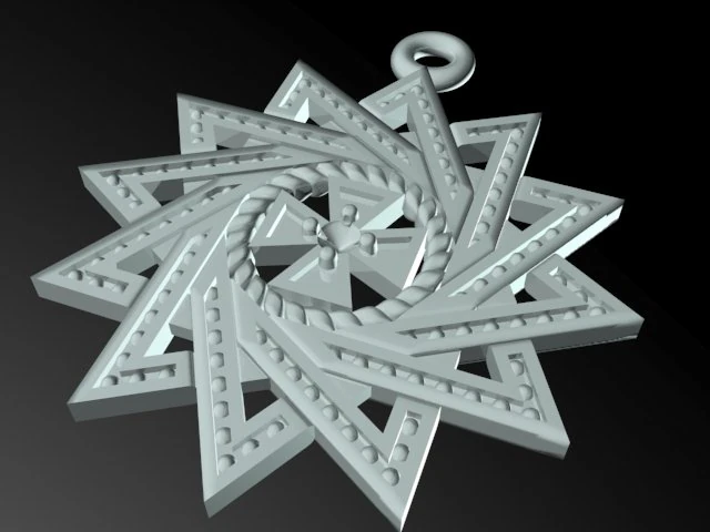 christ pendant 3D Print Model .c4d .max .obj .3ds .fbx .stl .blend