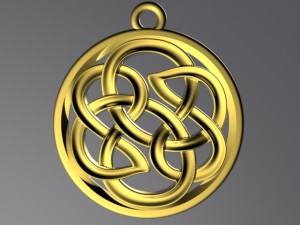 celtic pendant 3D 打印模型