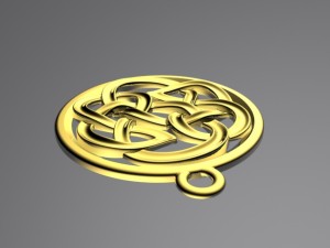 celtic pendant 3D 打印模型