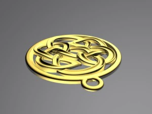 celtic pendant 3D Print Model