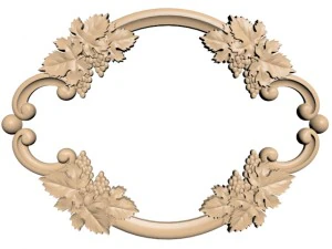 거울처럼 사용할 수 있는 CNC용 포도 프레임 3D 모델