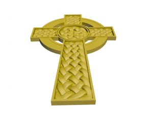 celtic cross for free 3D Model