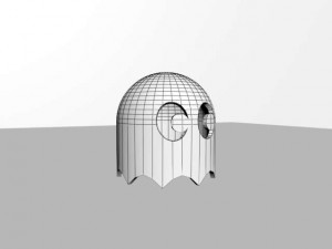 pacman ghost Modelo 3D