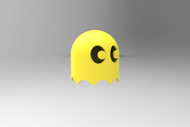 pacman ghost Modelo 3D .c4d .max .obj .3ds .fbx .stl .blend 