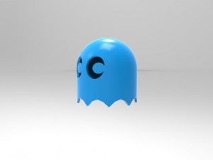 pacman ghost Modelo 3D