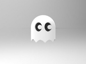 pacman ghost Modelo 3D