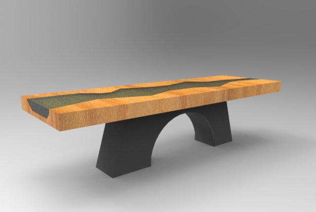 simple table 3D Модель .c4d .max .obj .3ds .fbx .stl .blend 