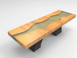 meja sederhana Model 3D