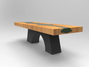 meja sederhana Model 3D