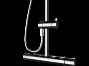 shower mixer and cabin 3D Model