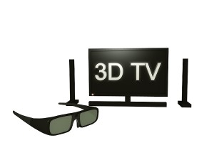 3d glasses Modello 3D