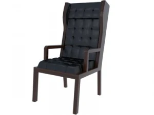 wingback chair 3D मॉडल