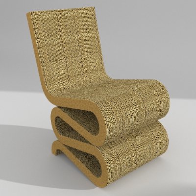 wiggle chair 3D मॉडल .c4d .max .obj .3ds .fbx .stl .blend 