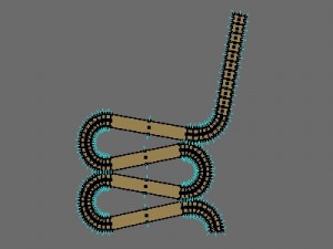 wiggle chair 3D मॉडल
