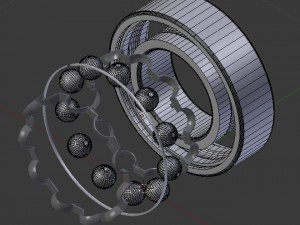 machine bearing 3D Модель
